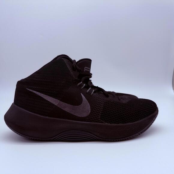 Nike Air Precision NBK Black Grey Mens 7.5 - Picture 1 of 12